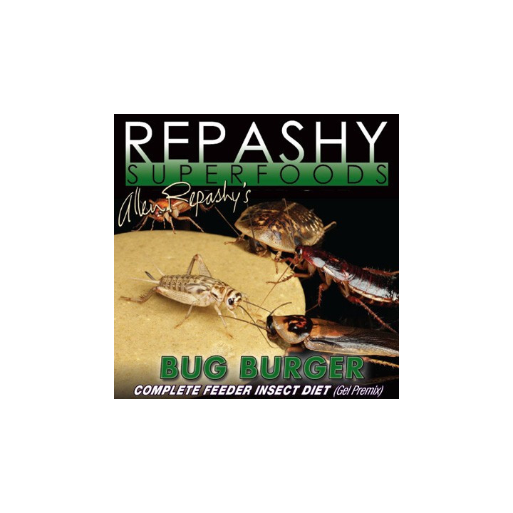 Repashy bug burger - Nourriture pour insectes - Nourriture grillons