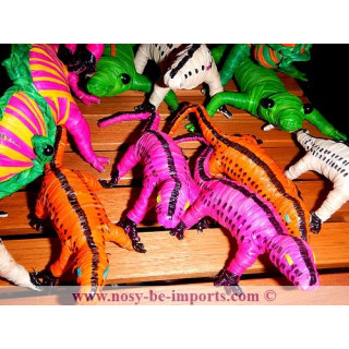 Lezard rafia - artisanat malgache - animaux rafia