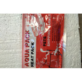 Chaufferette aquarium - heat pack - transport coraux- vente coraux - VPC