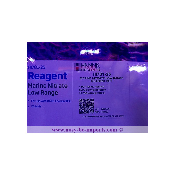 Réactifs pour photomètre NO3 HI781