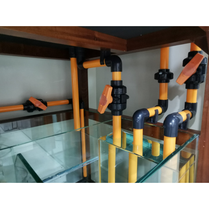 Tube PVC Pression DN 40 mm orange - barre de 1 mètre